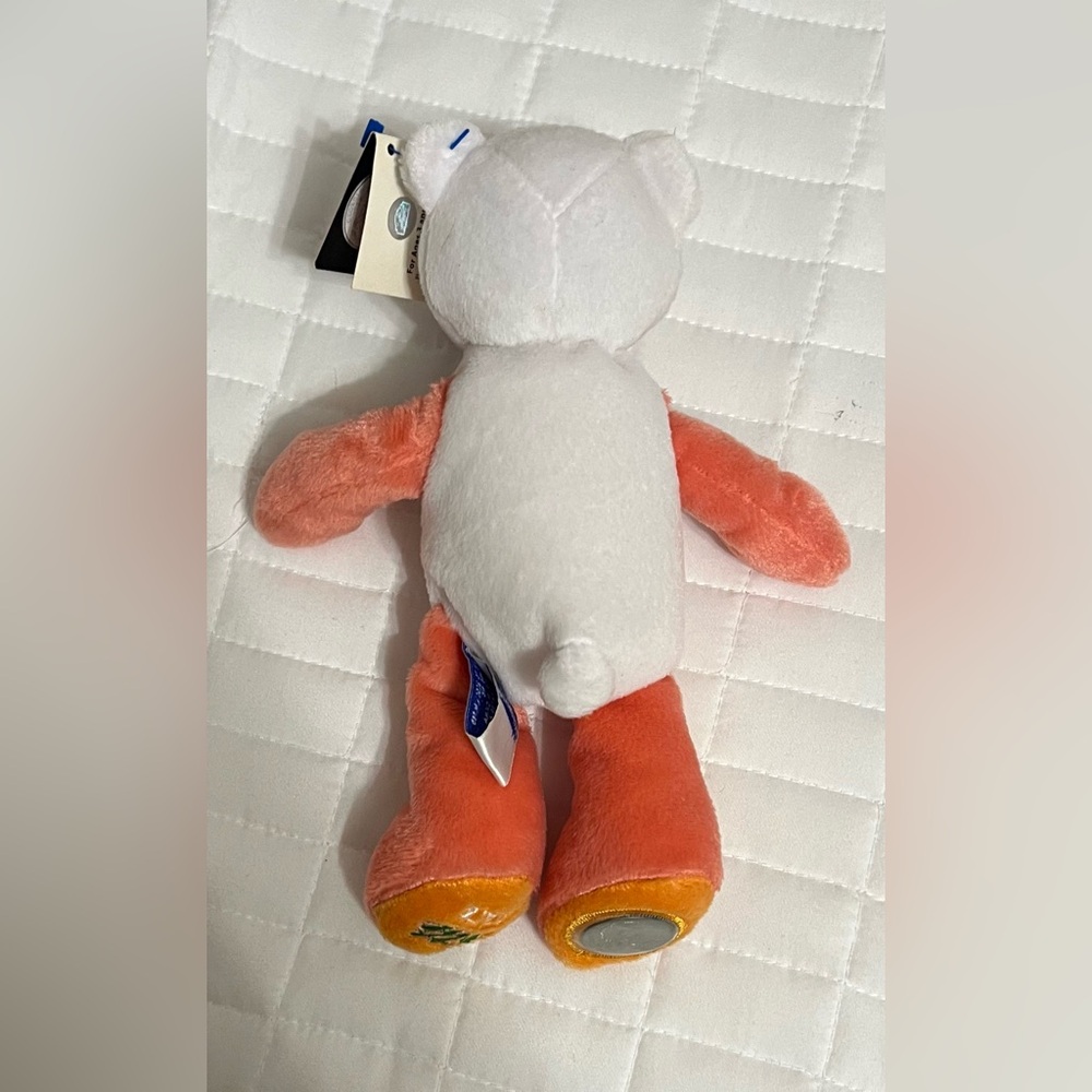 Coin Bear Georgia State Quarter Collectible Bear Plush Limited Treasures NWT - Picture 6 of 11